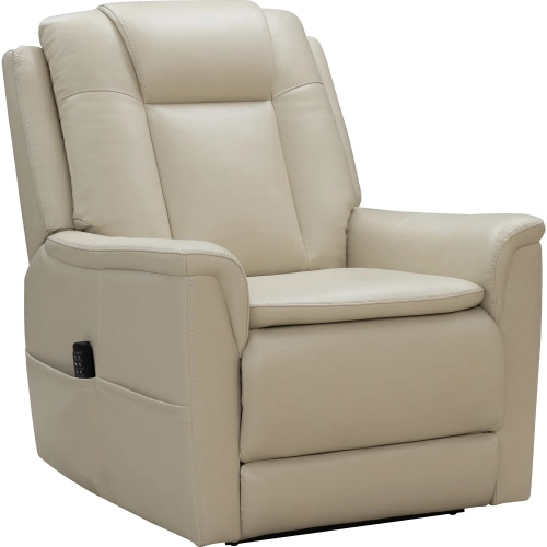 Kolton Power Lift Recliner with Power Headrest, Lumbar & Heat in Oregon Oak Brown Top-Grain Leather